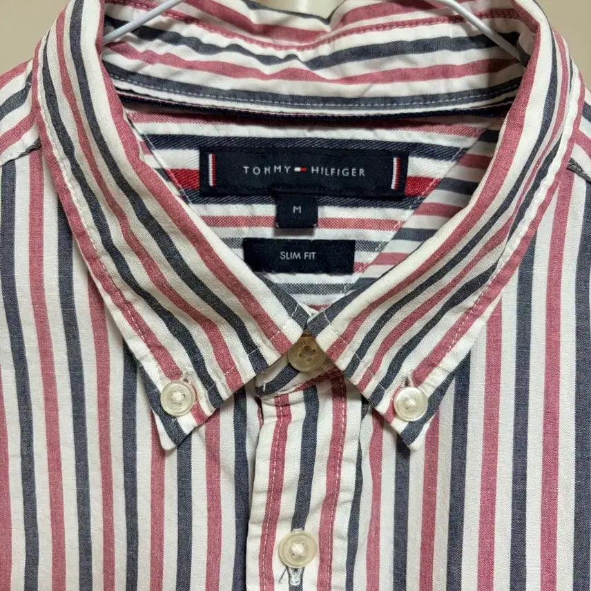 [BUNJANG] Tommy Hilfiger Striped Oxford Shirt / 타미힐피거 스트라이프 옥스포드 셔츠