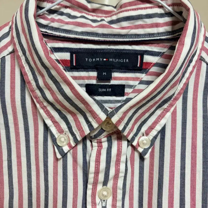[BUNJANG] Tommy Hilfiger Striped Oxford Shirt / 타미힐피거 스트라이프 옥스포드 셔츠