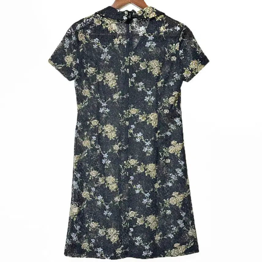 [BUNJANG] Restrose Vintage Lace Flower Dress - Black / 일본빈티지 레스트로즈 플라워꽃레이스원피스 블랙 모리걸하구미룩갸루y2k히피