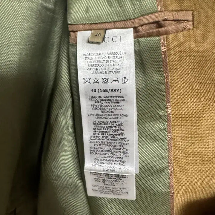 [BUNJANG] Gucci Linen Silk Jacket / 구찌 여성용 린넨 실크 자켓