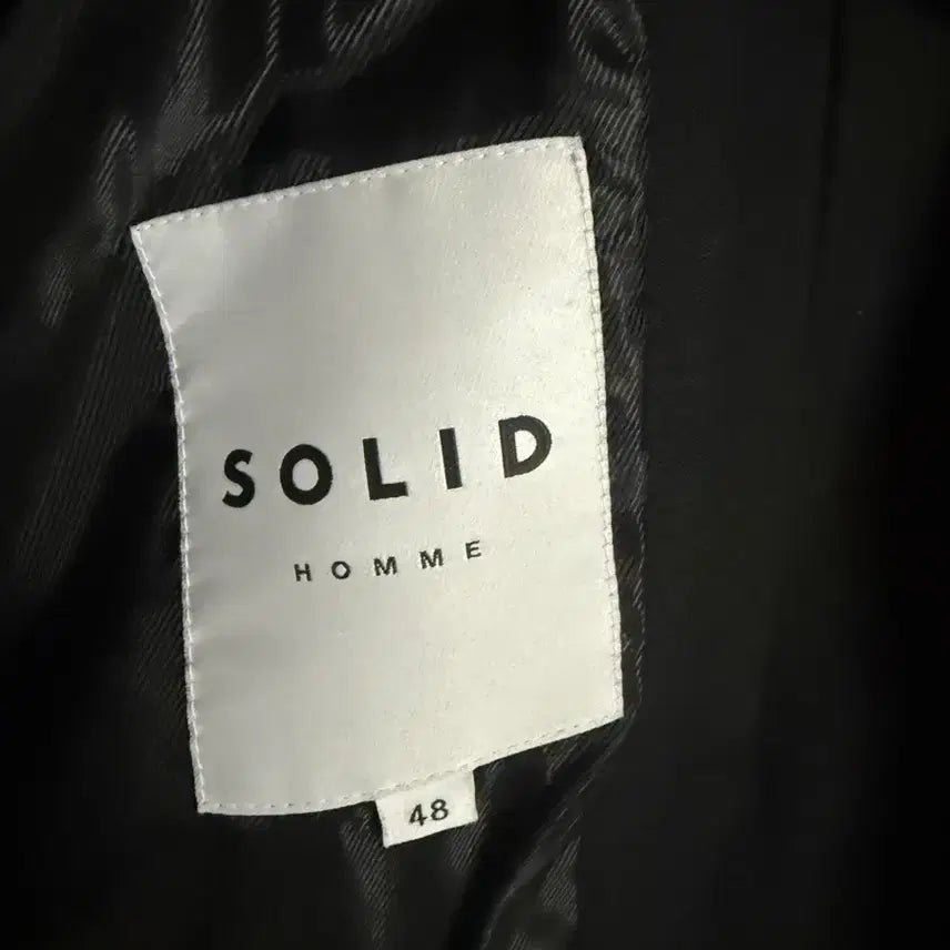 [BUNJANG] Solid Homme Black Jacket (Size 48) / 솔리드옴므 블랙자켓(48) 판매.