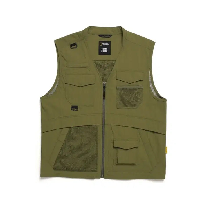 [BUNJANG] National Geographic Fishing Utility Mesh Vest XL / 내셔널지오그래픽 피싱 유릴리티 메쉬 베스트 조끼 XL