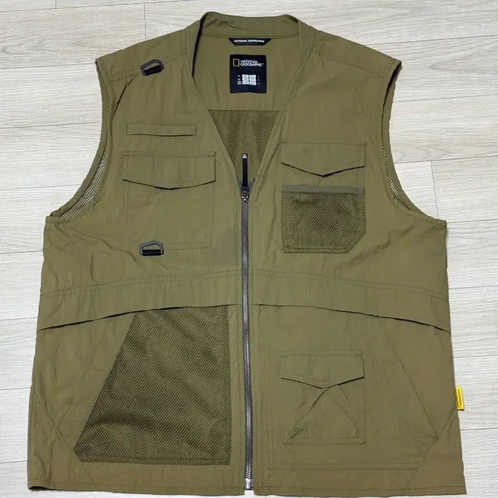 [BUNJANG] National Geographic Fishing Utility Mesh Vest XL / 내셔널지오그래픽 피싱 유릴리티 메쉬 베스트 조끼 XL