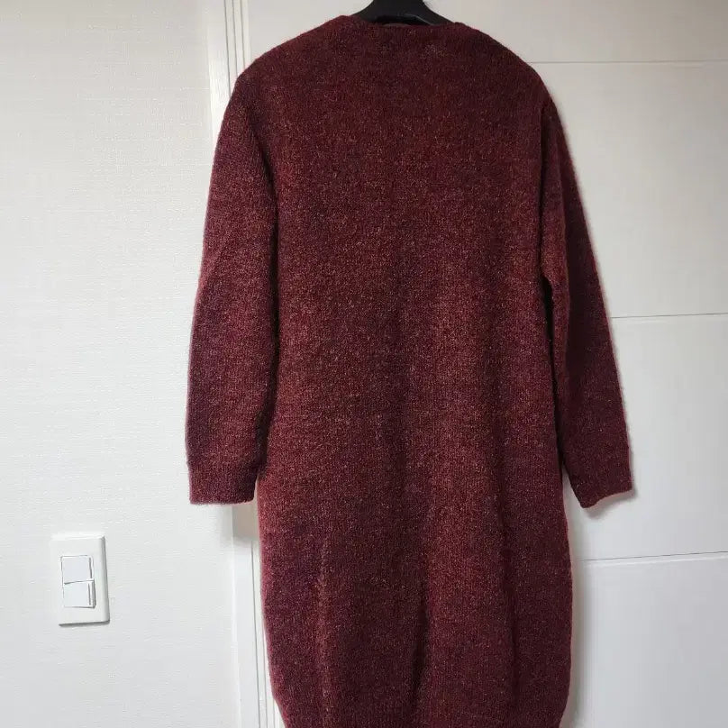 [BUNJANG] Benetton Knit Long Cardigan / 베네통 니트 긴외투