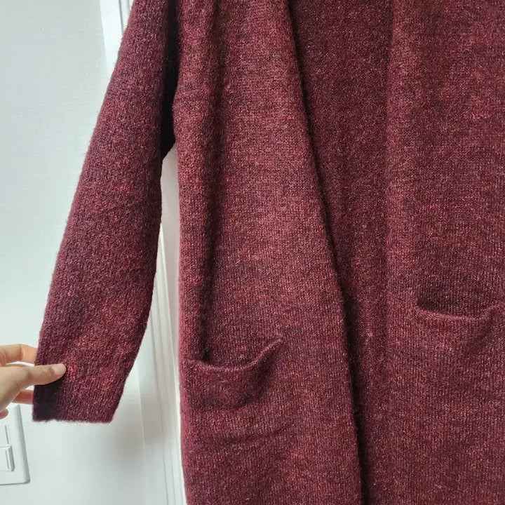 [BUNJANG] Benetton Knit Long Cardigan / 베네통 니트 긴외투