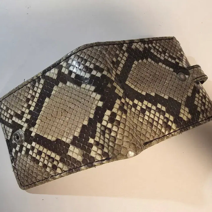 [BUNJANG] WINS HOUSE Snake Skin Leather Wallet / 일본 WINS HOUSE 뱀피가죽 반지갑(*중고) 판매합니다.