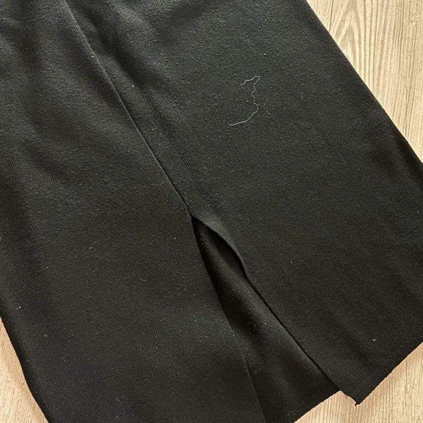 [BUNJANG] Black Knit Long Skirt / 블랙 니트 롱 스커트