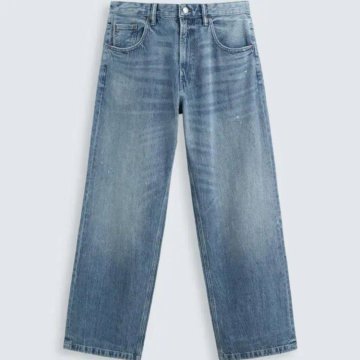 [BUNJANG] ZARA Loose Fit Medium Blue Jeans / 자라 루즈핏 미디엄블루