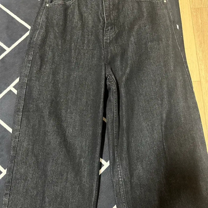 [BUNJANG] Goodlifeworks Easy Wide Denim Pants Deep Black M / 굿라이프웍스 이지 와이드 데님 팬츠 딥블랙 M 새상품