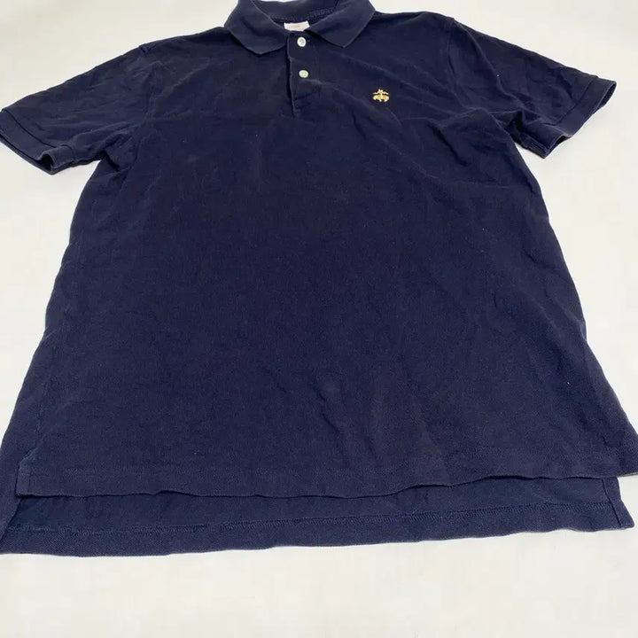 [BUNJANG] Brooks Brothers Navy Pique Short Sleeve Polo Shirt / 브룩스 브라더스 네이비 피케 반팔 폴로티 M