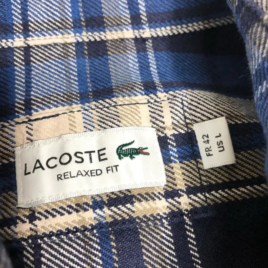 [BUNJANG] Lacoste Heavy Shirt - XL (Domestic Size) / 라코스테 헤비 셔츠 국내 XL