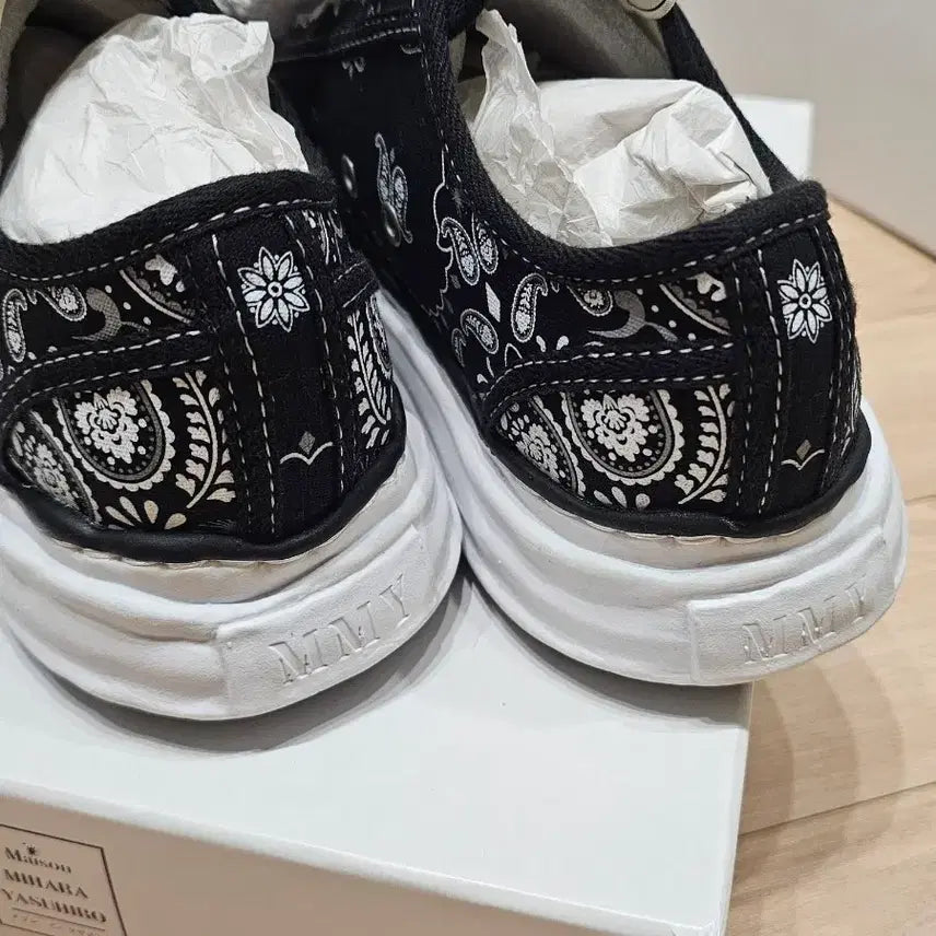 [BUNJANG] Mihara Yasuhiro Peterson Bandana Black Sneakers / 미하라 야스히로 피터슨 반다나 블랙 스니커즈 43 A06FW732