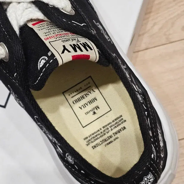 [BUNJANG] Mihara Yasuhiro Peterson Bandana Black Sneakers / 미하라 야스히로 피터슨 반다나 블랙 스니커즈 43 A06FW732