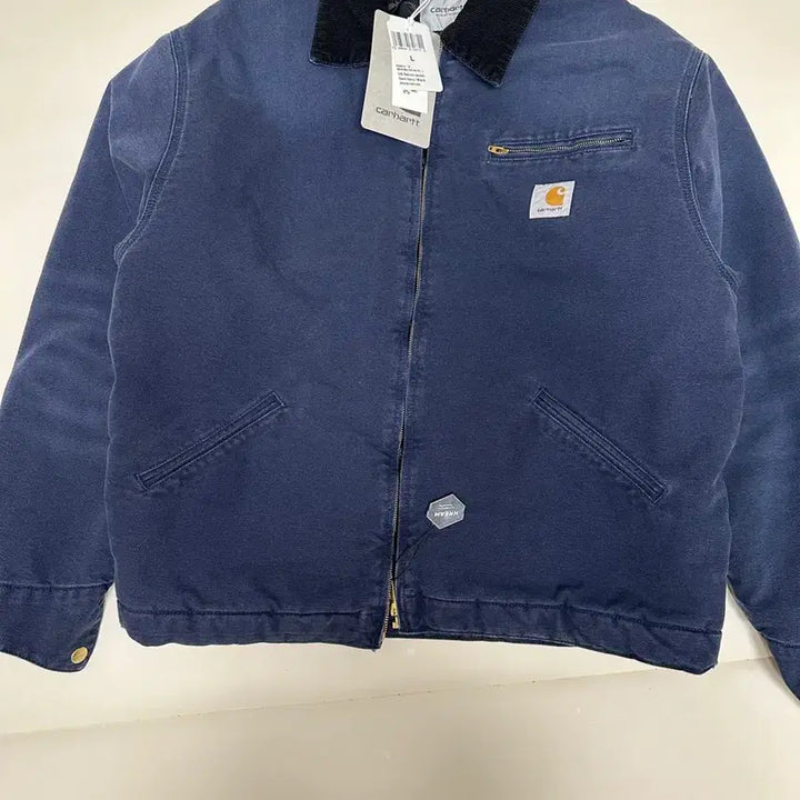[BUNJANG] Carhartt WIP OG Detroit Jacket Dark Navy L / 칼하트 OG 디트로이트 자켓 다크네이비 L 새상품