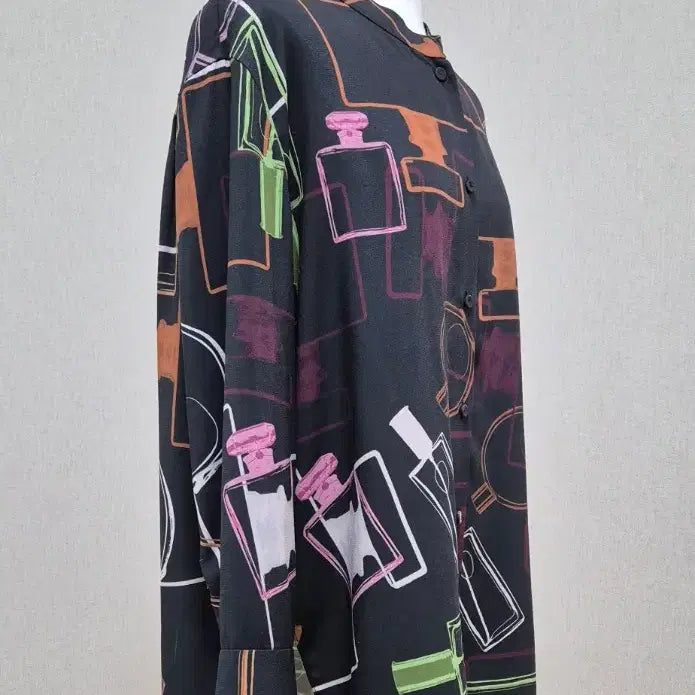 [BUNJANG] KUHO Pattern Blouse Size 55 / 구호 KUHO 패턴 블라우스 55