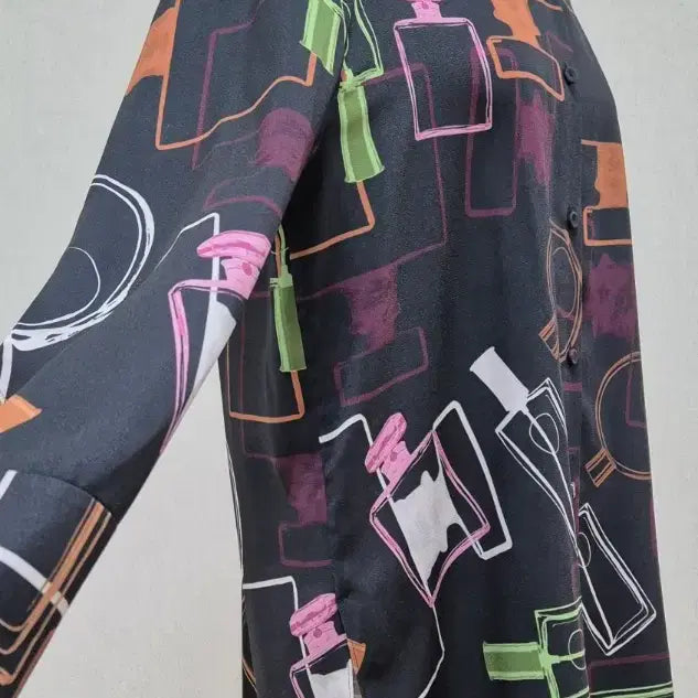 [BUNJANG] KUHO Pattern Blouse Size 55 / 구호 KUHO 패턴 블라우스 55
