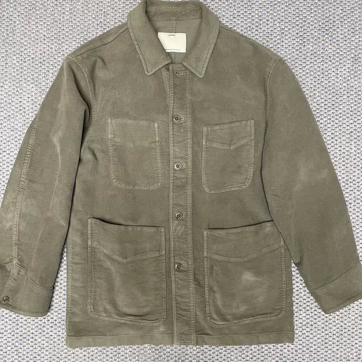[BUNJANG] Pottery Moleskin Work Jacket Dark Russet / (1) 포터리 몰스킨 워크자켓 다크러벳