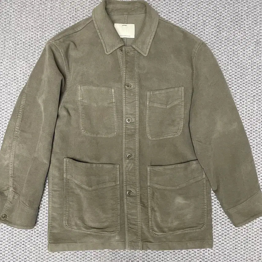 [BUNJANG] Pottery Moleskin Work Jacket Dark Russet / (1) 포터리 몰스킨 워크자켓 다크러벳