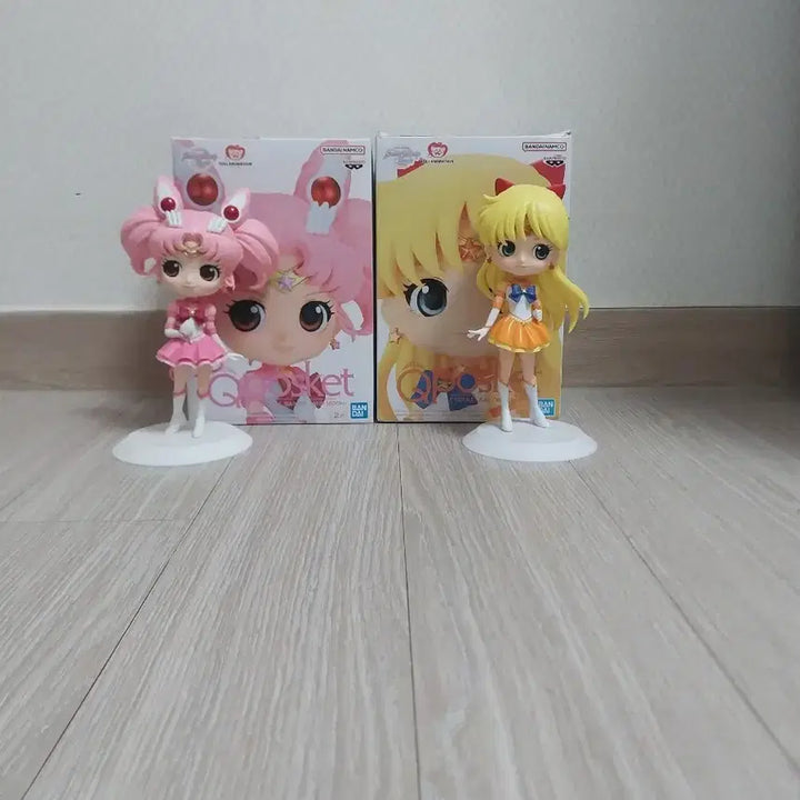 [BUNJANG] Sailor Moon Chibimoon &amp; Venus Q Posket Figures / 세일러문 세일러 치비문, 세일러 비너스 큐포스켓 피규어