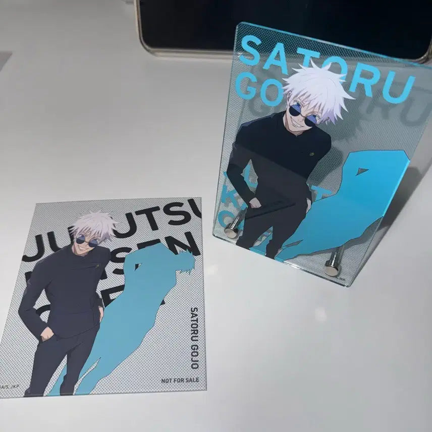 [BUNJANG] Jujutsu Kaisen Gojo Satoru Acrylic Panel Stand Board Set / 주술회전 고죠 사토루 아크릴 패널 스탠드 보드지 엽서 세트