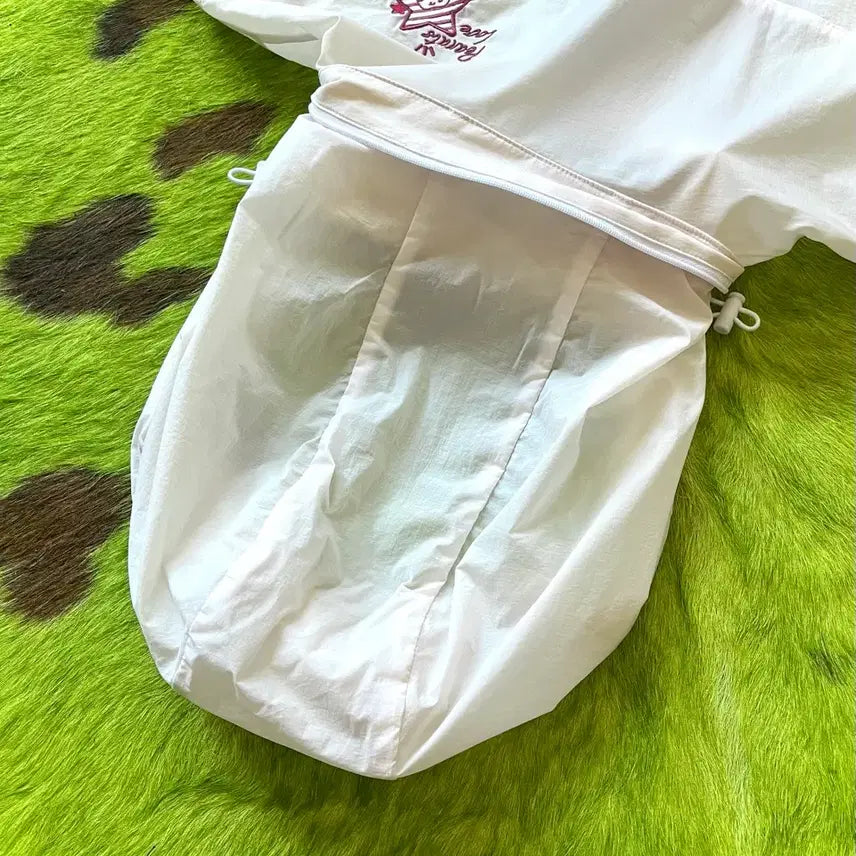 [BUNJANG] Snoopy Vintage Nylon Windbreaker Jacket / Snoopy 스누피 빈티지 나일론 윈드브레이커 바람막이 후드집업 자켓