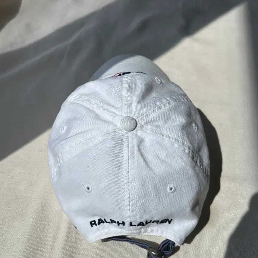 [BUNJANG] Polo Sport Ralph Lauren White Cap / 폴로스포츠 랄프로렌 볼캡 화이트