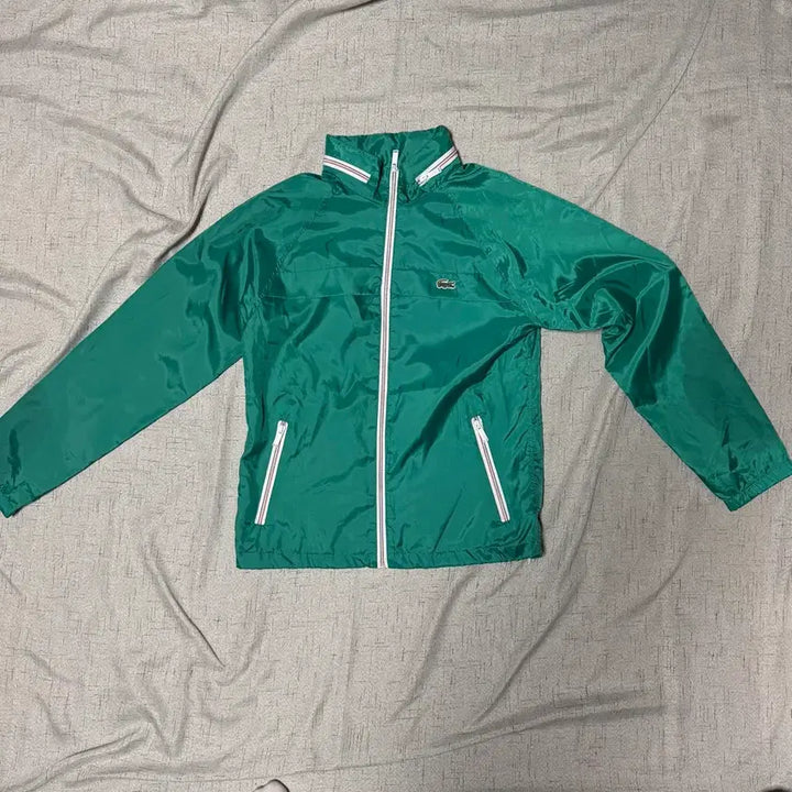 [BUNJANG] Lacoste Green Windbreaker Jacket / 라코스테 2(대략 s) 그린 바람막이