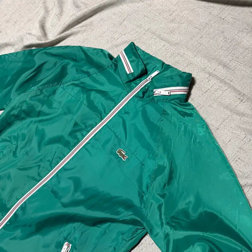 [BUNJANG] Lacoste Green Windbreaker Jacket / 라코스테 2(대략 s) 그린 바람막이