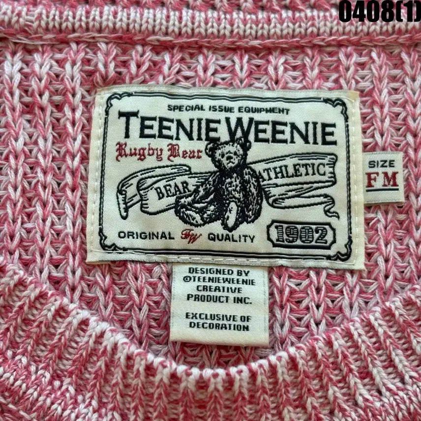 [BUNJANG] Tini Wini Pink Knit Sweater / 티니위니 핑크 니트 스웨터 90