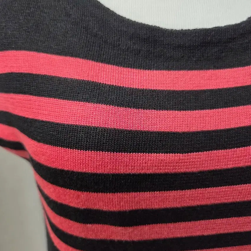 [BUNJANG] Vicki Dark Pink &amp; Black Color Block Dress / (새상품)비키 원피스