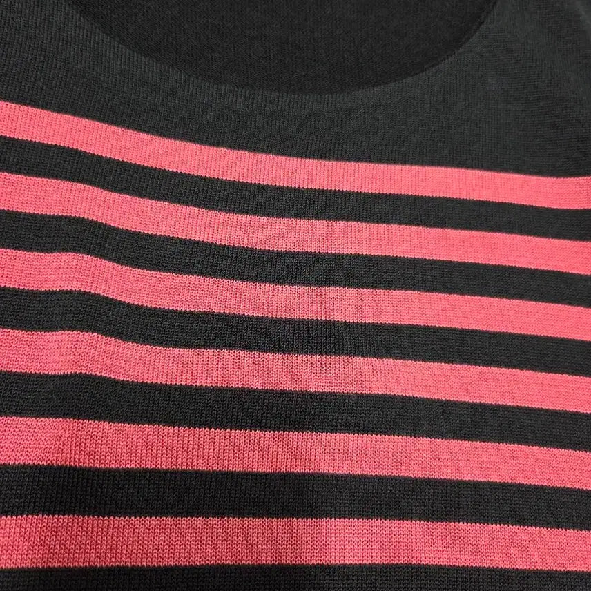 [BUNJANG] Vicki Dark Pink &amp; Black Color Block Dress / (새상품)비키 원피스