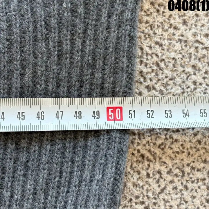 [BUNJANG] Musinsa Half-Neck Knit Gray L / 무신사 하프넥 니트 그레이 L