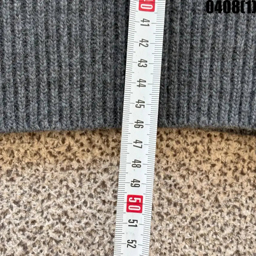 [BUNJANG] Musinsa Half-Neck Knit Gray L / 무신사 하프넥 니트 그레이 L