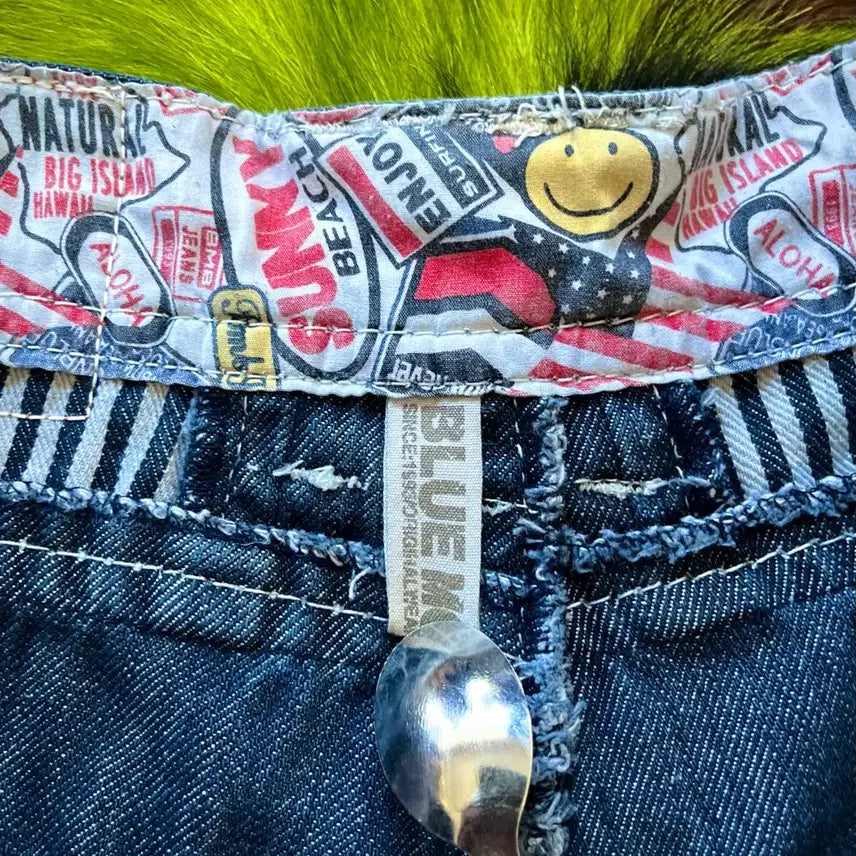 [BUNJANG] BLUE MOON BLUE Y2K Denim Pants / 90s-00s BLUE MOON BLUE 일본 빈티지 Y2K 데님 팬츠