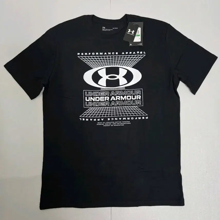 [SOLD OUT] 언더아머 블랙 반팔 티셔츠 L 새상품
