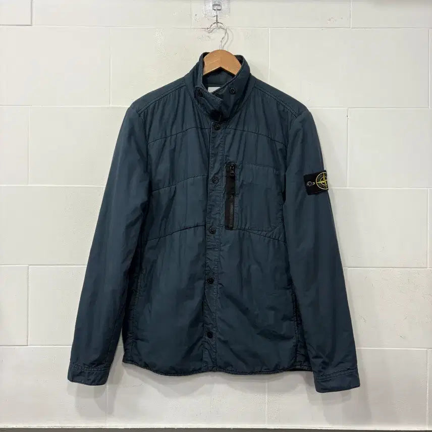[BUNJANG] Stone Island Crinkle Laps Overshirt Jacket / 스톤아일랜드 크링클랩스 오버 셔츠 자켓