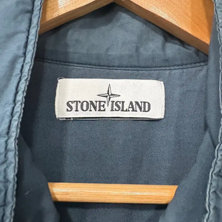 [BUNJANG] Stone Island Crinkle Laps Overshirt Jacket / 스톤아일랜드 크링클랩스 오버 셔츠 자켓