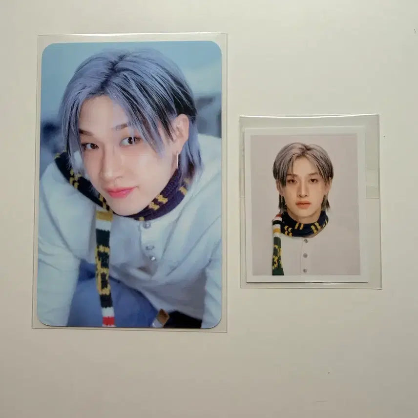 [BUNJANG] Stray Kids Bang Chan Photocard + 증명사진 Set / 스트레이키즈 6기 팬미팅 박스포카 +증사 방찬