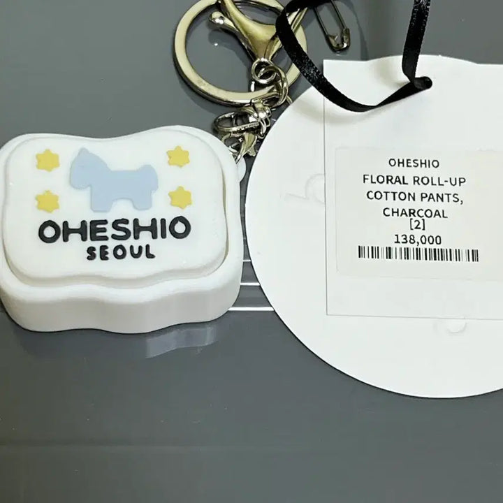 [BUNJANG] OHESIO Floral Roll-up Cotton Pants / 오헤시오 플로럴 롤업 코튼팬츠
