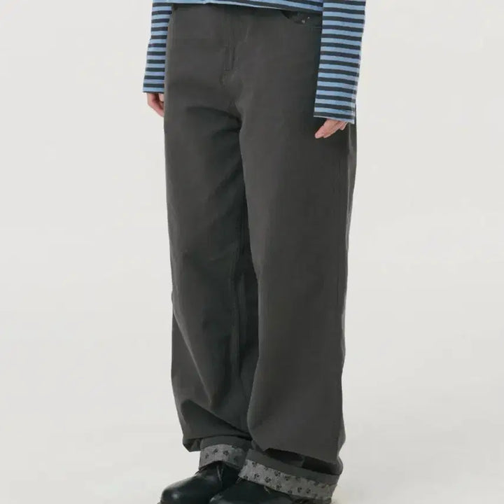 [BUNJANG] OHESIO Floral Roll-up Cotton Pants / 오헤시오 플로럴 롤업 코튼팬츠