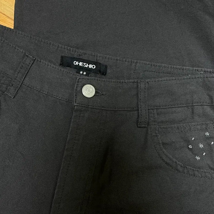 [BUNJANG] OHESIO Floral Roll-up Cotton Pants / 오헤시오 플로럴 롤업 코튼팬츠
