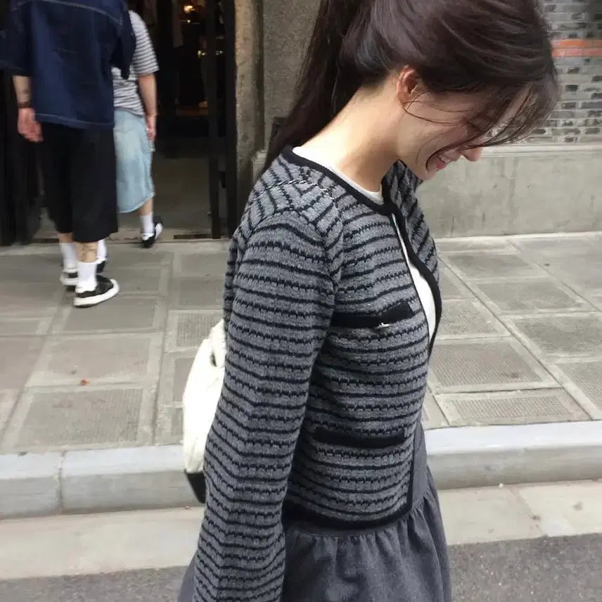 [BUNJANG] Modo Bella Tweed Cardigan / 모도 벨라 트위드 가디건