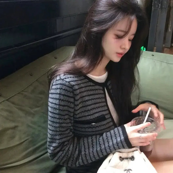 [BUNJANG] Modo Bella Tweed Cardigan / 모도 벨라 트위드 가디건