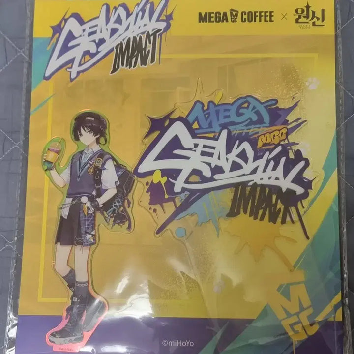 [BUNJANG] Genshin Impact Wanderer Acrylic Stand / 미개봉 원신 메가커피 방랑자 아크릴 스탠드 포카제외