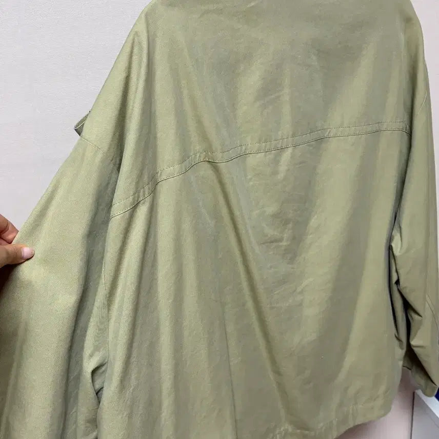 [BUNJANG] Juicy Judy Khaki Short Trench Jacket / 쥬시쥬디 카키 숏 트렌치 자켓