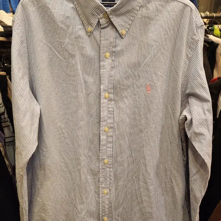 [BUNJANG] Polo Ralph Lauren Striped Shirt / 폴로 랄프로렌 스트라이프 셔츠 남방