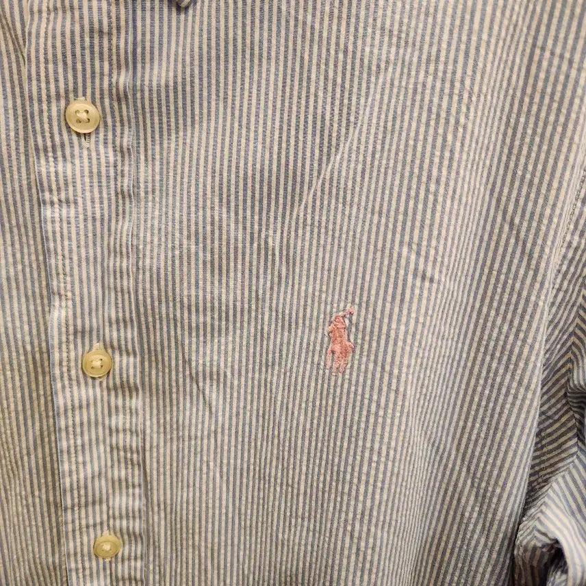 [BUNJANG] Polo Ralph Lauren Striped Shirt / 폴로 랄프로렌 스트라이프 셔츠 남방