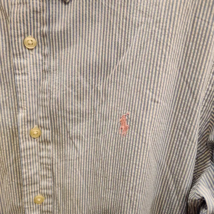 [BUNJANG] Polo Ralph Lauren Striped Shirt / 폴로 랄프로렌 스트라이프 셔츠 남방