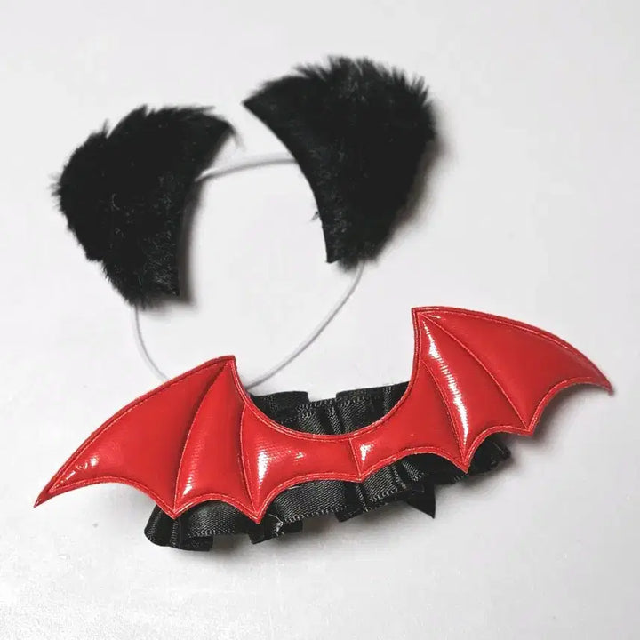 [BUNJANG] 10cm Doll Devil Collar Horn / 10cm 솜인형 악마 목카라 뿔