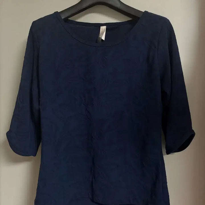 [BUNJANG] Poco Poca 7-part Jacquard T-shirt / 포코포스카 7부 자카드 티셔츠
